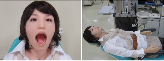 日本病人模拟机器人，吓唬周围的医生