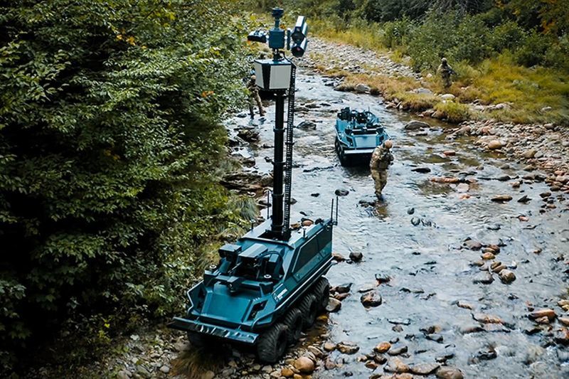 欧洲军火商推出侦察机器人