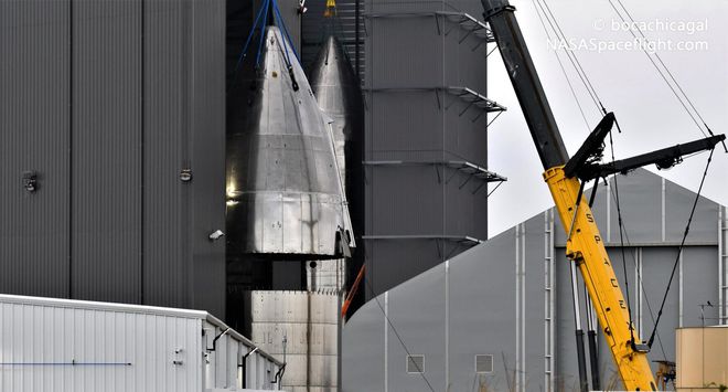 报道称SpaceX星际飞船原形SN10逼近竣工