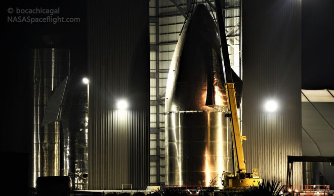 报道称SpaceX星际飞船原形SN10逼近竣工