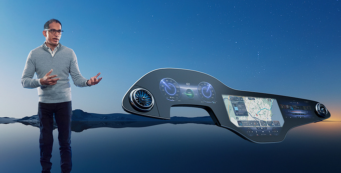 飞驰颁布崭新车机交互体例！1.4米大屏，具有人为智能进修本领